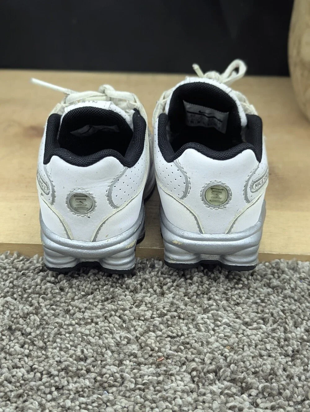 Nike Shox NZ Plus Lace-up Leather Baby Size 6C Casual Classic Walking Shoes